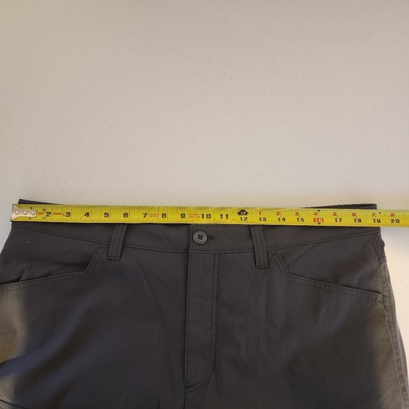 Eddie Bauer Gray Fleece Lined Tech Pants Size 38x30 Winter Outdoor Ski Hiking - Picture 9 of 12